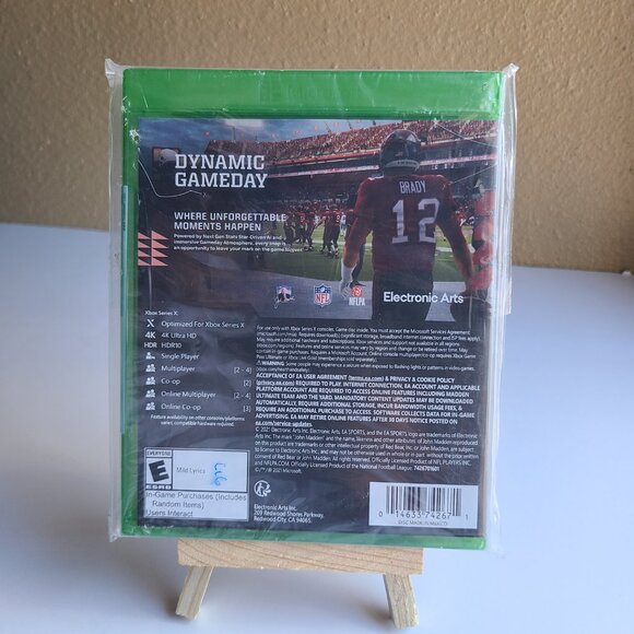 Madden NFL 22 - Microsoft Xbox One Series X - Brand New - Sealed - Picture 2 of 2